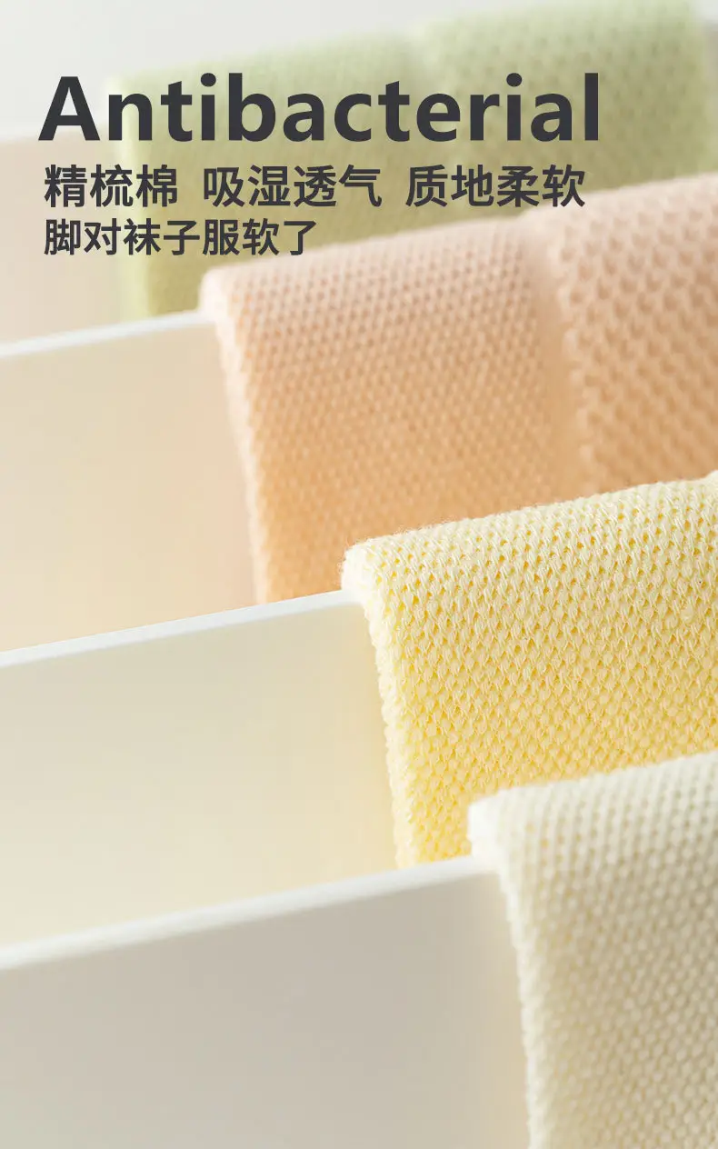 Mesh Socks Women's Socks Summer Thin Cotton Socks Short Tube Deodorant Breathable Sweat-Absorbent Shallow Mouth Comfortable Women's Socks Wholesale — feature 4