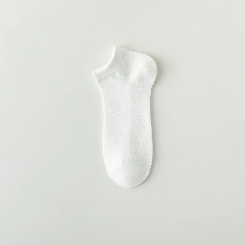 Mesh Socks Women's Socks Summer Thin Cotton Socks Short Tube Deodorant Breathable Sweat-Absorbent Shallow Mouth Comfortable Women's Socks Wholesale