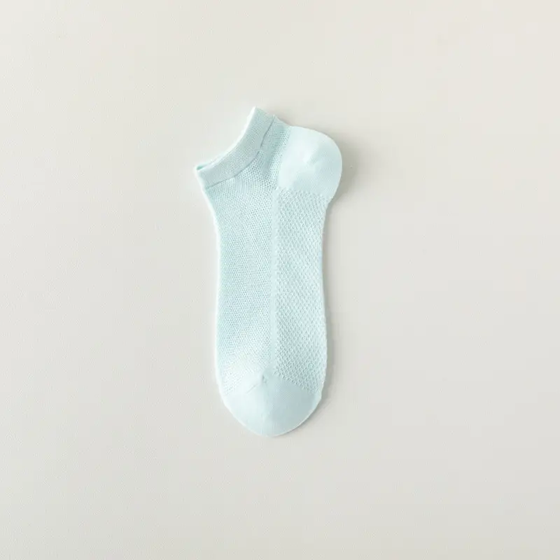 Mesh Socks Women's Socks Summer Thin Cotton Socks Short Tube Deodorant Breathable Sweat-Absorbent Shallow Mouth Comfortable Women's Socks Wholesale
