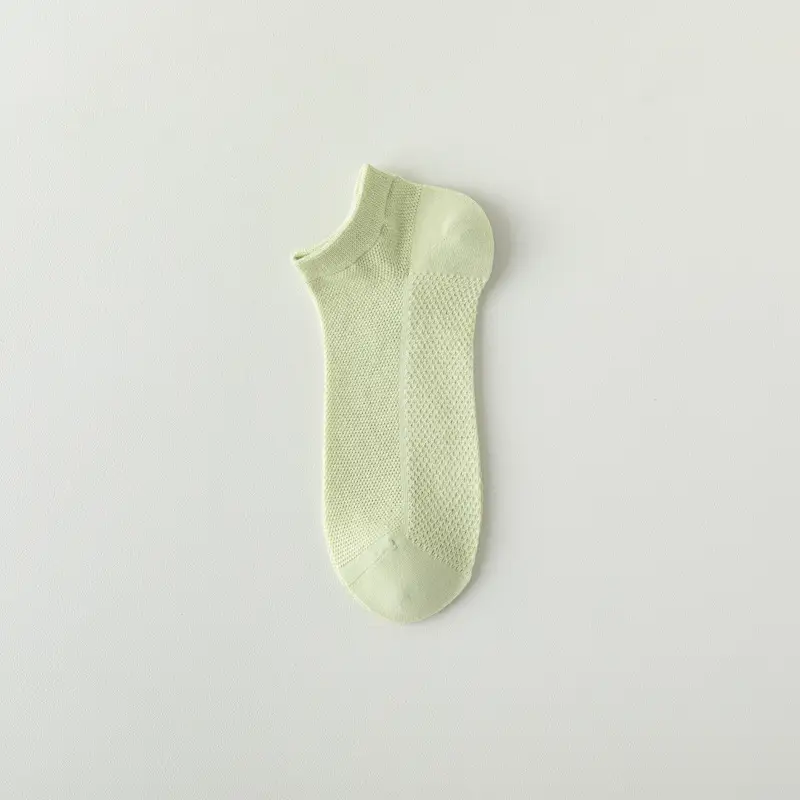 Mesh Socks Women's Socks Summer Thin Cotton Socks Short Tube Deodorant Breathable Sweat-Absorbent Shallow Mouth Comfortable Women's Socks Wholesale