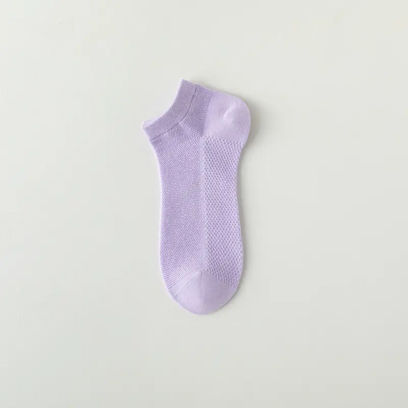 Mesh Socks Women's Socks Summer Thin Cotton Socks Short Tube Deodorant Breathable Sweat-Absorbent Shallow Mouth Comfortable Women's Socks Wholesale