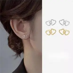S999 Foot Silver Panda Earrings Female Korean Japanese Style Cute Small All-match Cartoon Free Earrings Source Factory — feature 15