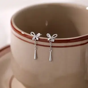 S999 Foot Silver Panda Earrings Female Korean Japanese Style Cute Small All-match Cartoon Free Earrings Source Factory — feature 27