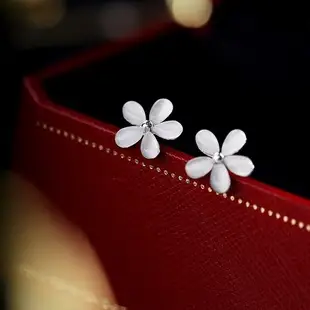 S999 Foot Silver Panda Earrings Female Korean Japanese Style Cute Small All-match Cartoon Free Earrings Source Factory — feature 31