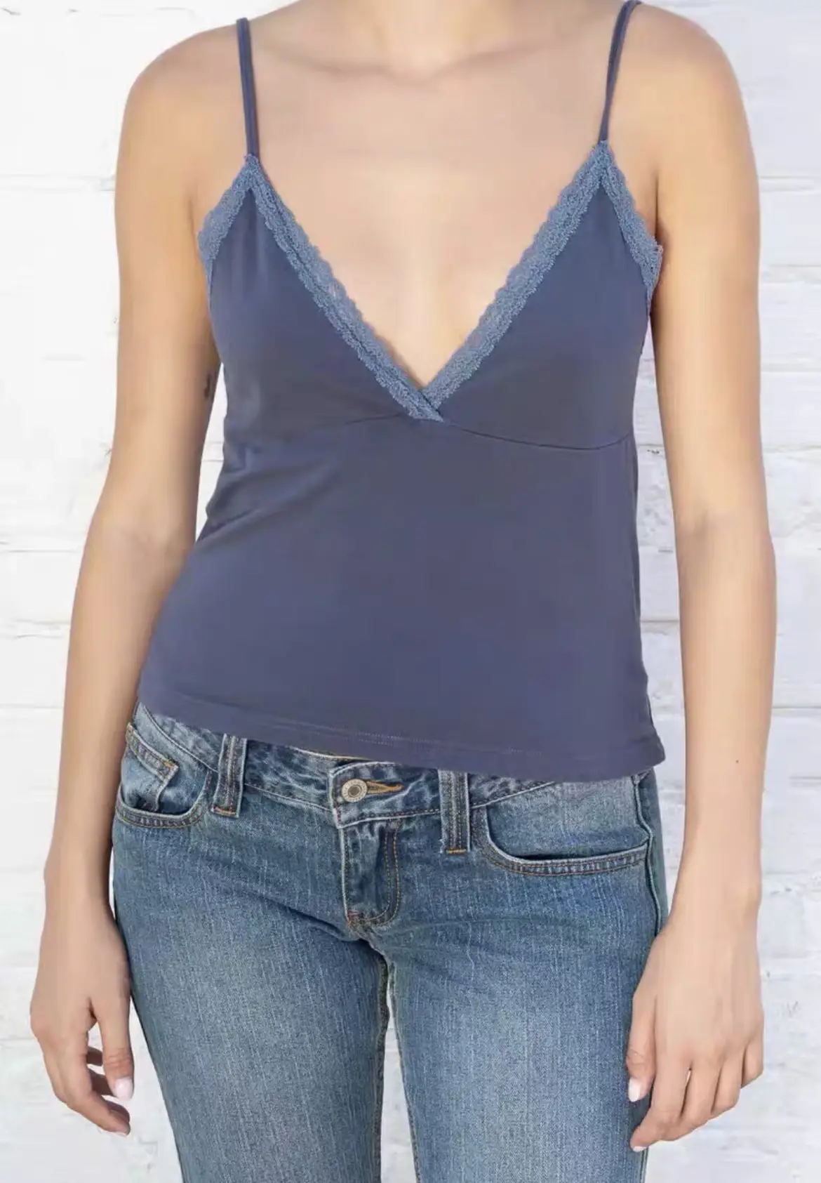 Hidden Blue V-Neck Camisole V-Neck V-Neck