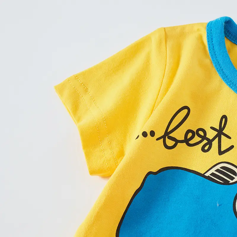 Children's Cartoon Dinosaur T-Shirts Summer Wear - Image 5