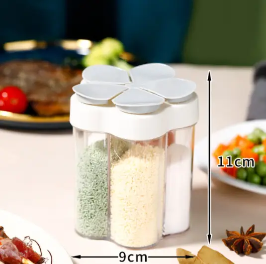 Five-in-One Seasoning Jar with Flip Cap & Moisture-proof Design - Image 2