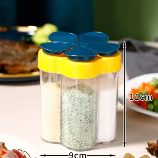 Five-in-One Seasoning Jar with Flip Cap & Moisture-proof Design - Image 3