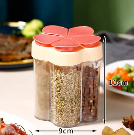 Five-in-One Seasoning Jar with Flip Cap & Moisture-proof Design - Image 4