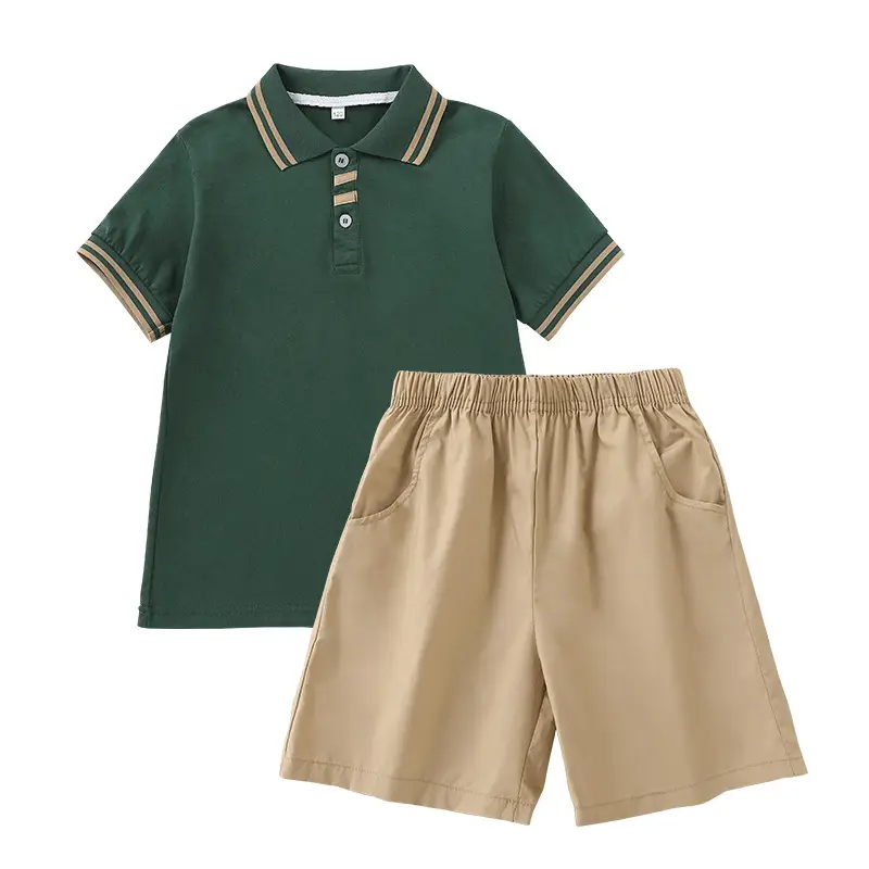 Pure Cotton Primary School Summer Skirts Beige - Image 10
