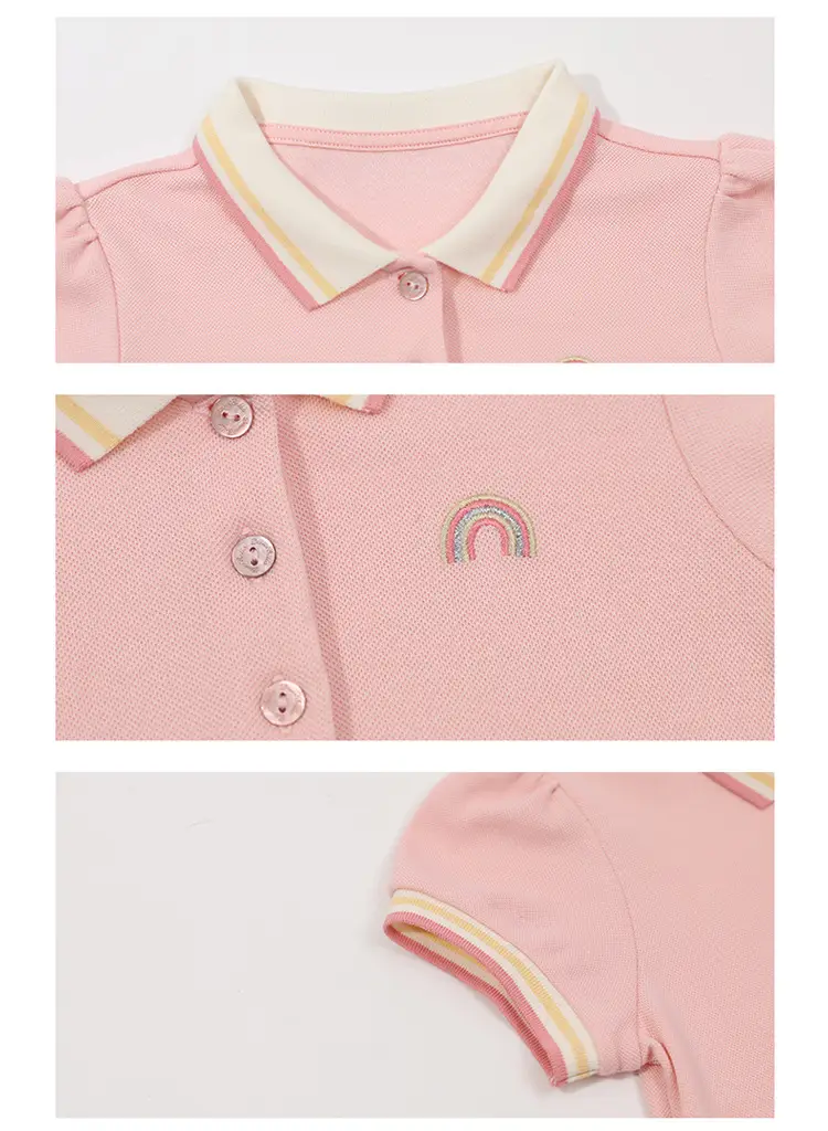 Girls Pink Pleated Polo Skirt Summer Dress 2025 — feature 11