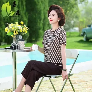 40yo Middle-aged Chiffon Lace-Up Shirt Beige — feature 15