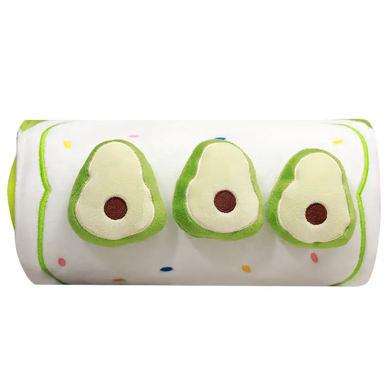 Cute Cartoon Fruit Pillow Blanket Dual Use Nap Pillow - Image 6