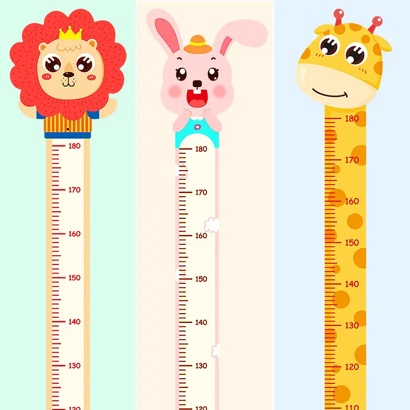 Cartoon Height Ruler for Kids Wall Sticker Self-Adhesive - Image 9