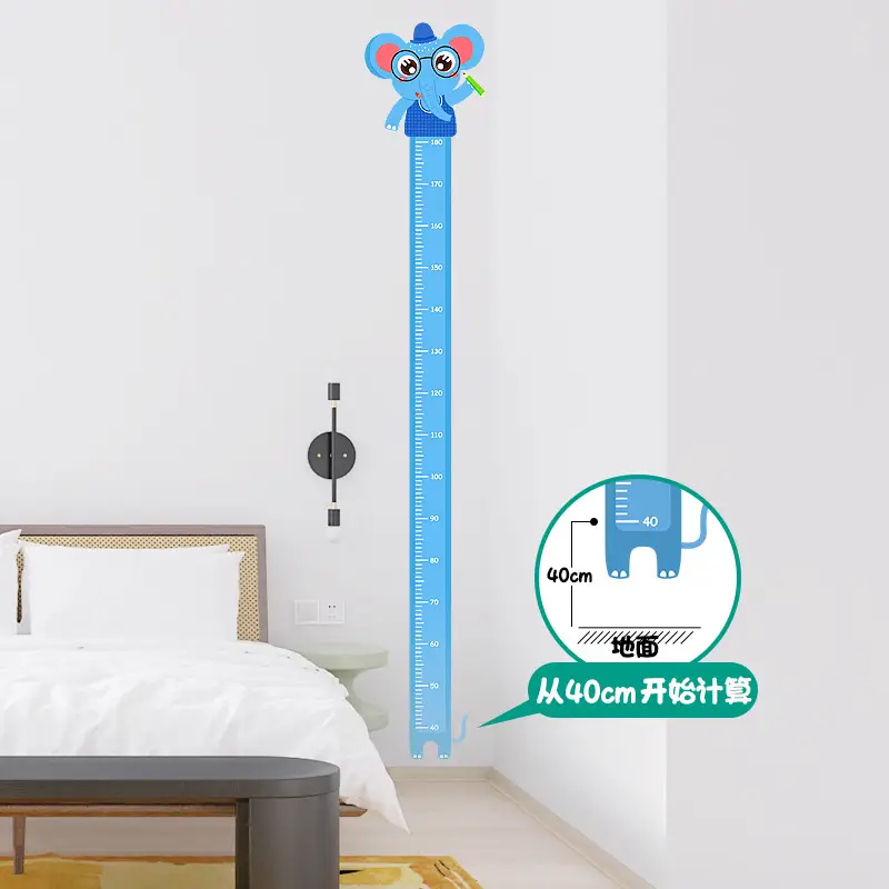 Cartoon Height Ruler for Kids Wall Sticker Self-Adhesive - Image 2