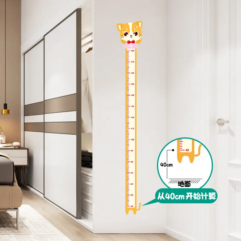 Cartoon Height Ruler for Kids Wall Sticker Self-Adhesive - Image 3