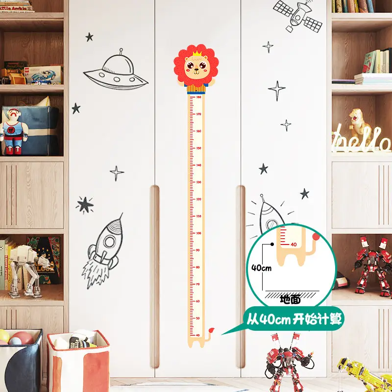 Cartoon Height Ruler for Kids Wall Sticker Self-Adhesive - Image 6