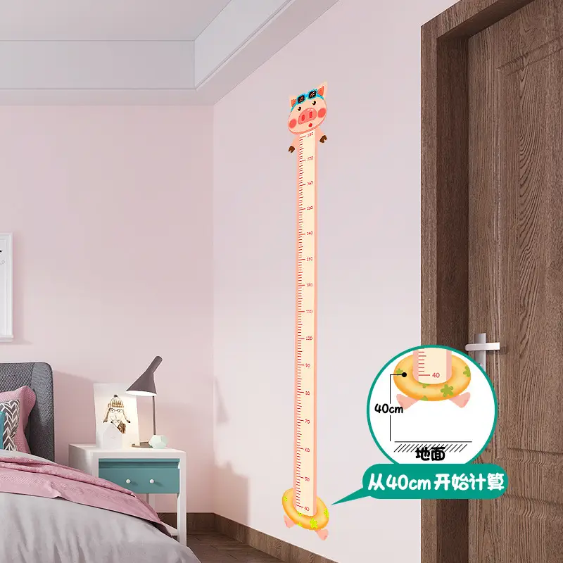 Cartoon Height Ruler for Kids Wall Sticker Self-Adhesive - Image 7