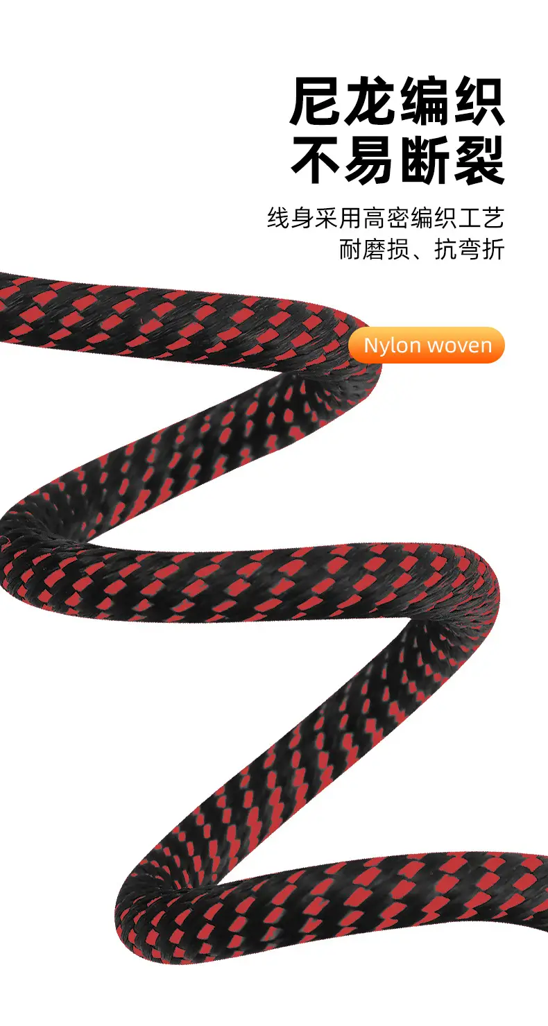 Black Micro USB 1.2m Travel Charging Cable — feature 2
