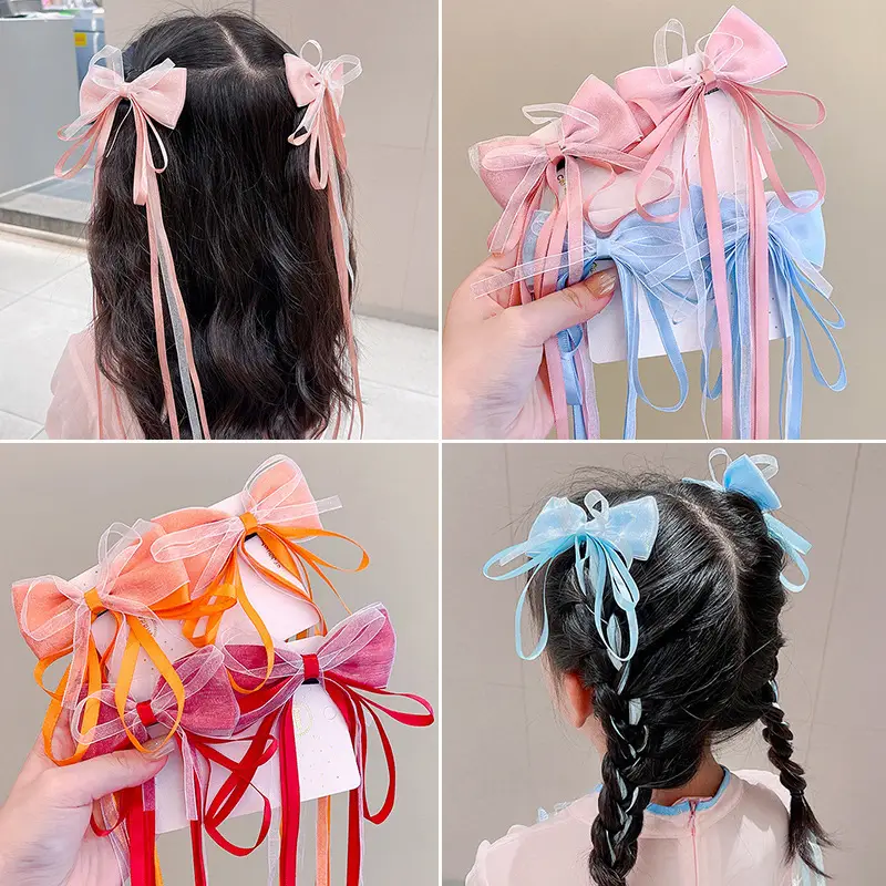 Pink Super Fairy Bow Hairpin for Girls - Image 12