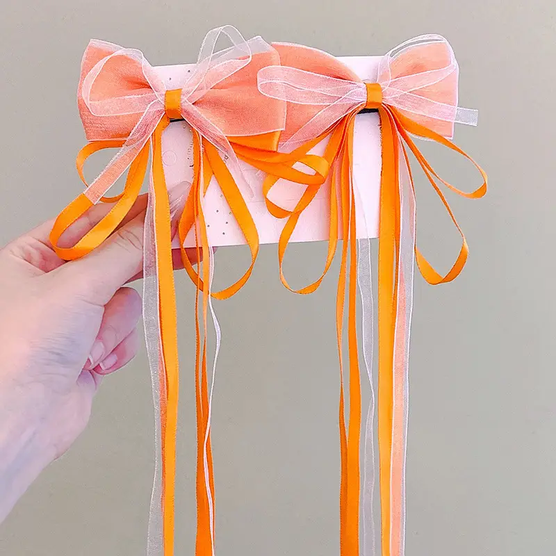 Pink Super Fairy Bow Hairpin for Girls - Image 4
