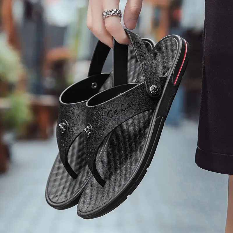 2023 Summer Korean Casual Slippers Plus Size