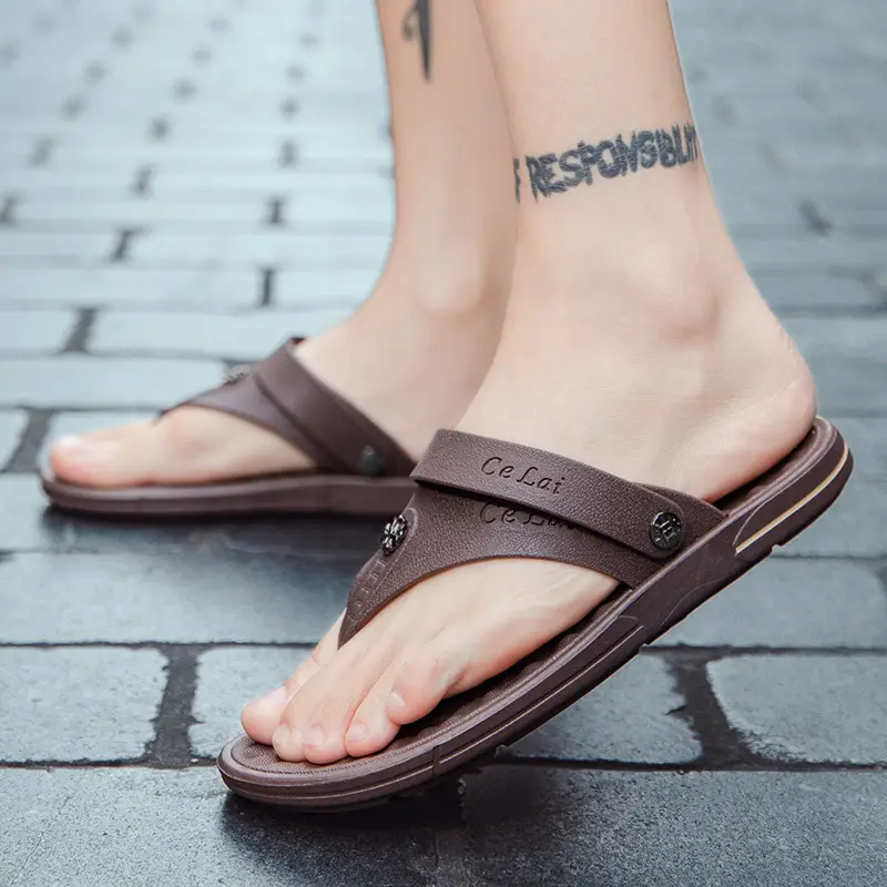 2023 Summer Korean Casual Slippers Plus Size