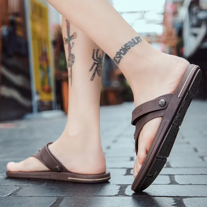 2023 Summer Korean Casual Slippers Plus Size
