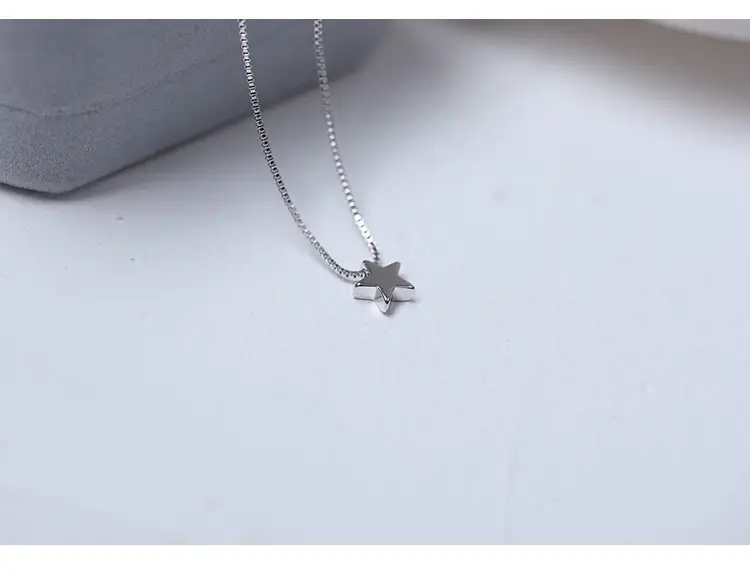 Titanium Beaded Five-pointed Star Necklace for Girls — feature 9