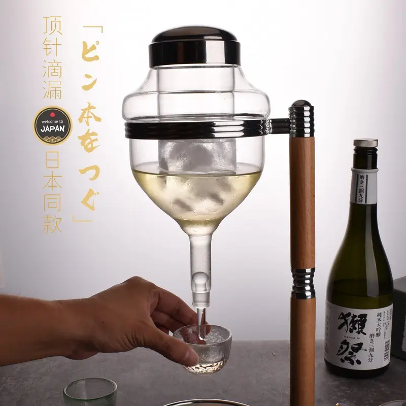 Japanese Style Ice Wine Glass Set for Decanting - Image 4