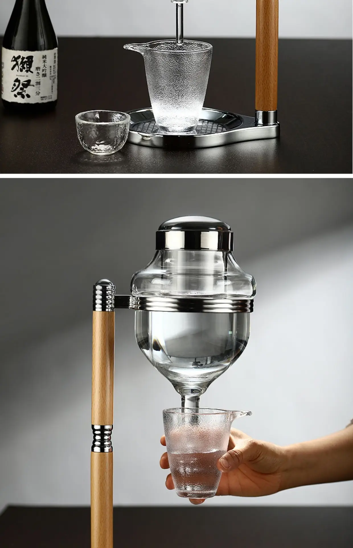 Japanese Style Ice Wine Glass Set for Decanting — feature 28