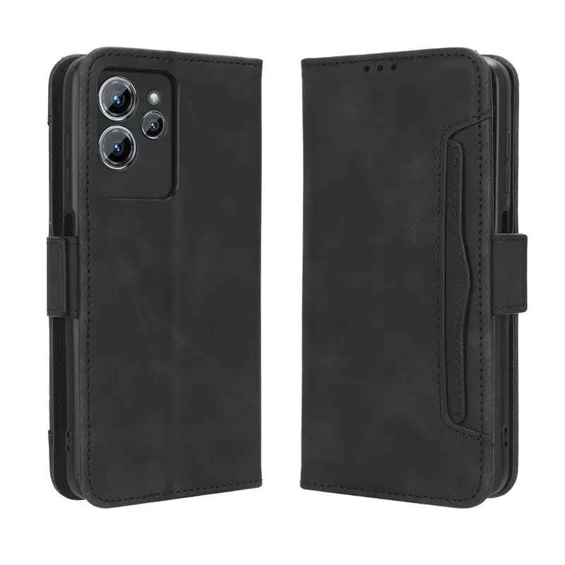Oukitel C32 Leather Wallet Case with 4 Card Slots