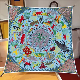 New Small Floral Printed Twill Silk Scarf for Women — feature 10