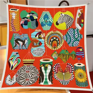 New Small Floral Printed Twill Silk Scarf for Women — feature 12
