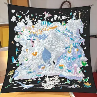 New Small Floral Printed Twill Silk Scarf for Women — feature 15