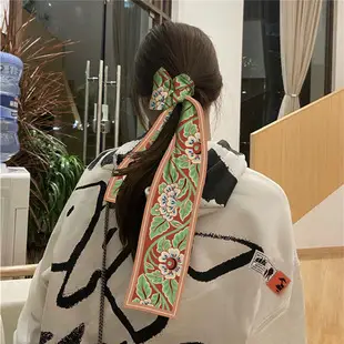 New Small Floral Printed Twill Silk Scarf for Women — feature 2