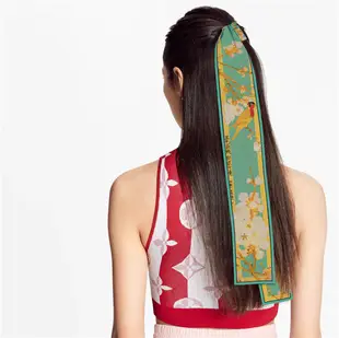 New Small Floral Printed Twill Silk Scarf for Women — feature 3