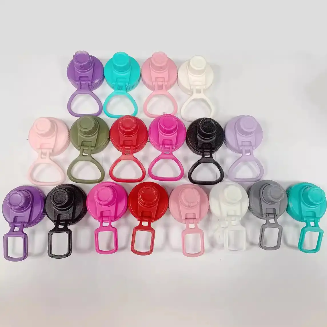 Portable Dust-Proof Plastic Water Cups with Handles - Image 20