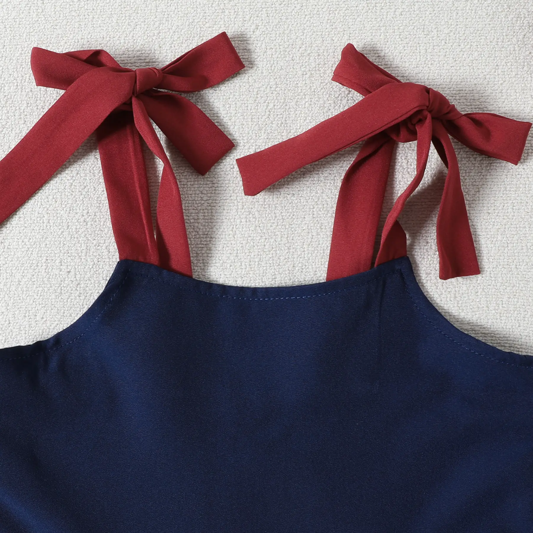 2 Piece Red Blue Skirt & Hairband Set for Girls — feature 12