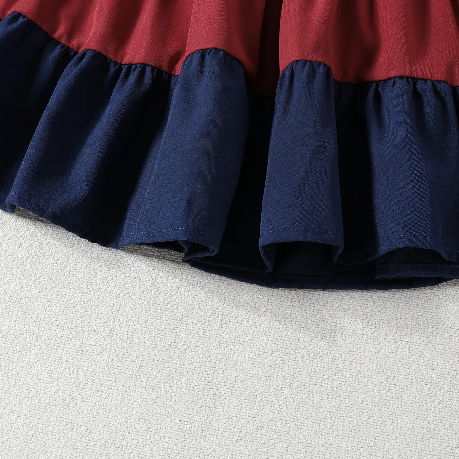 2 Piece Red Blue Skirt & Hairband Set for Girls — feature 14
