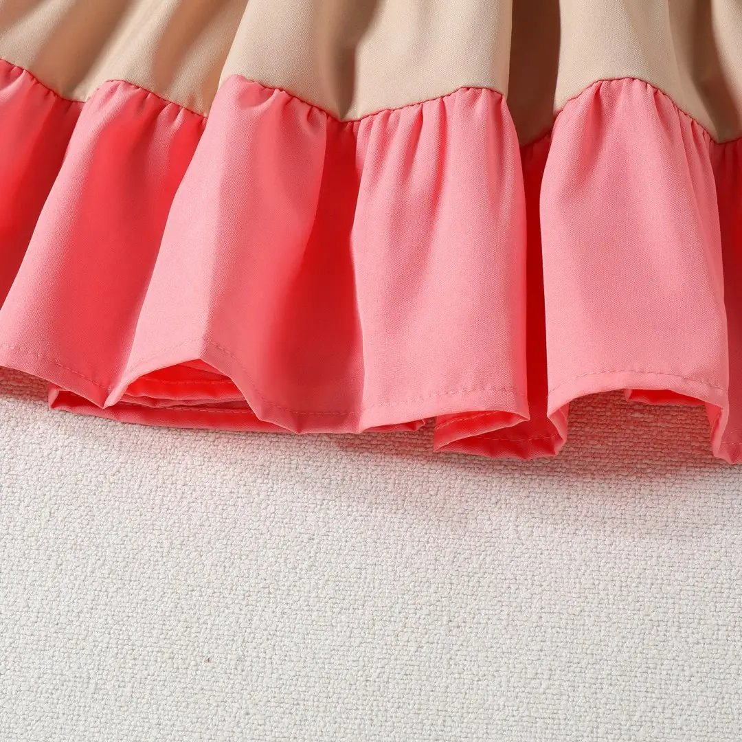 2 Piece Red Blue Skirt & Hairband Set for Girls — feature 8
