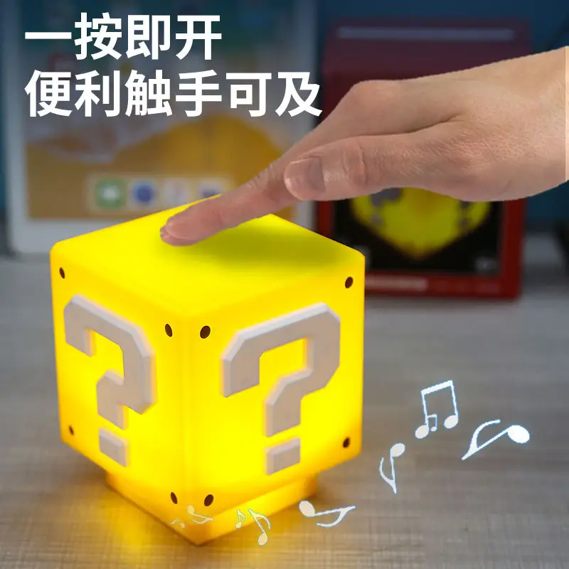 LED Night Light Square Tile with Sound & USB Charging - Image 19