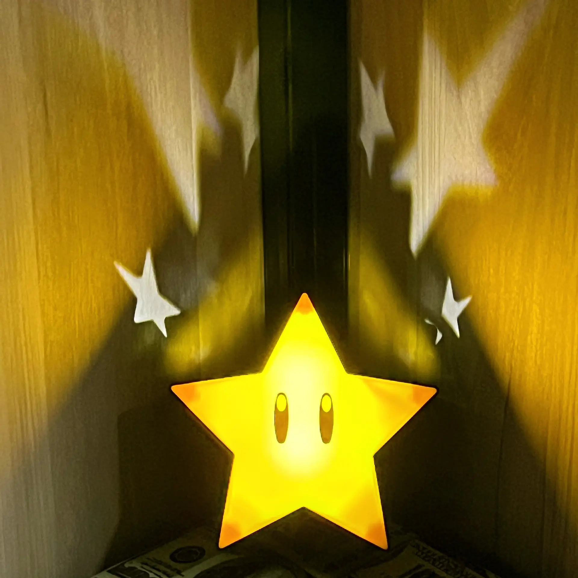 LED Night Light Square Tile with Sound & USB Charging - Image 2