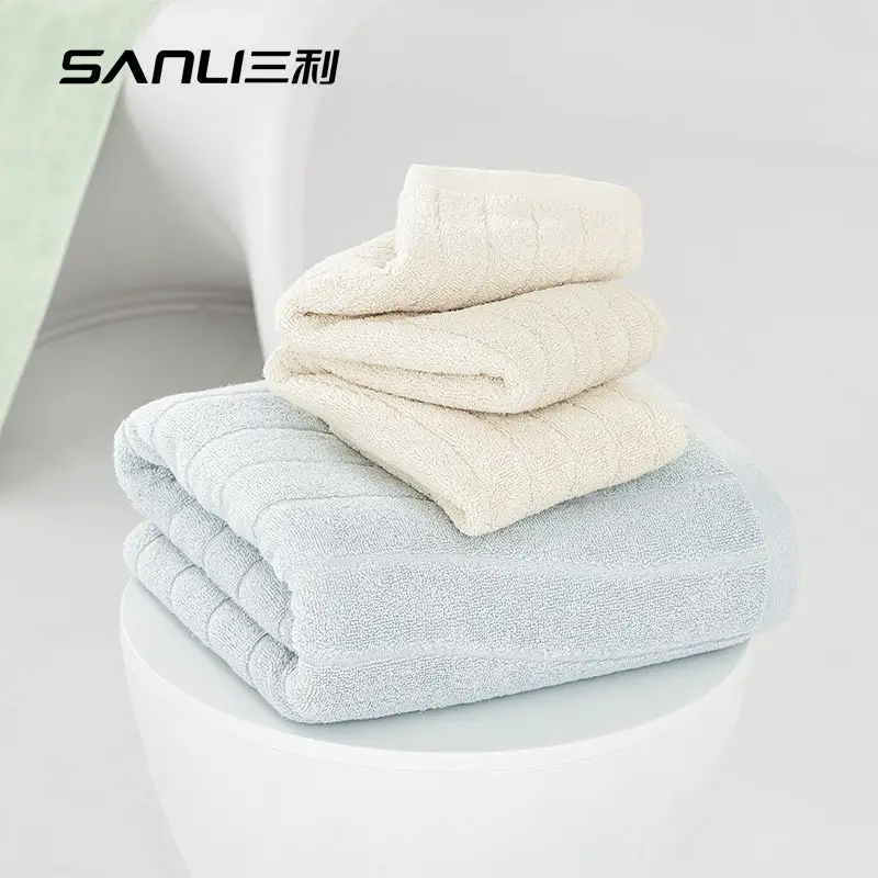 Sanli Home Water Corrugated Bath Towel Extra Large 400G - Image 5