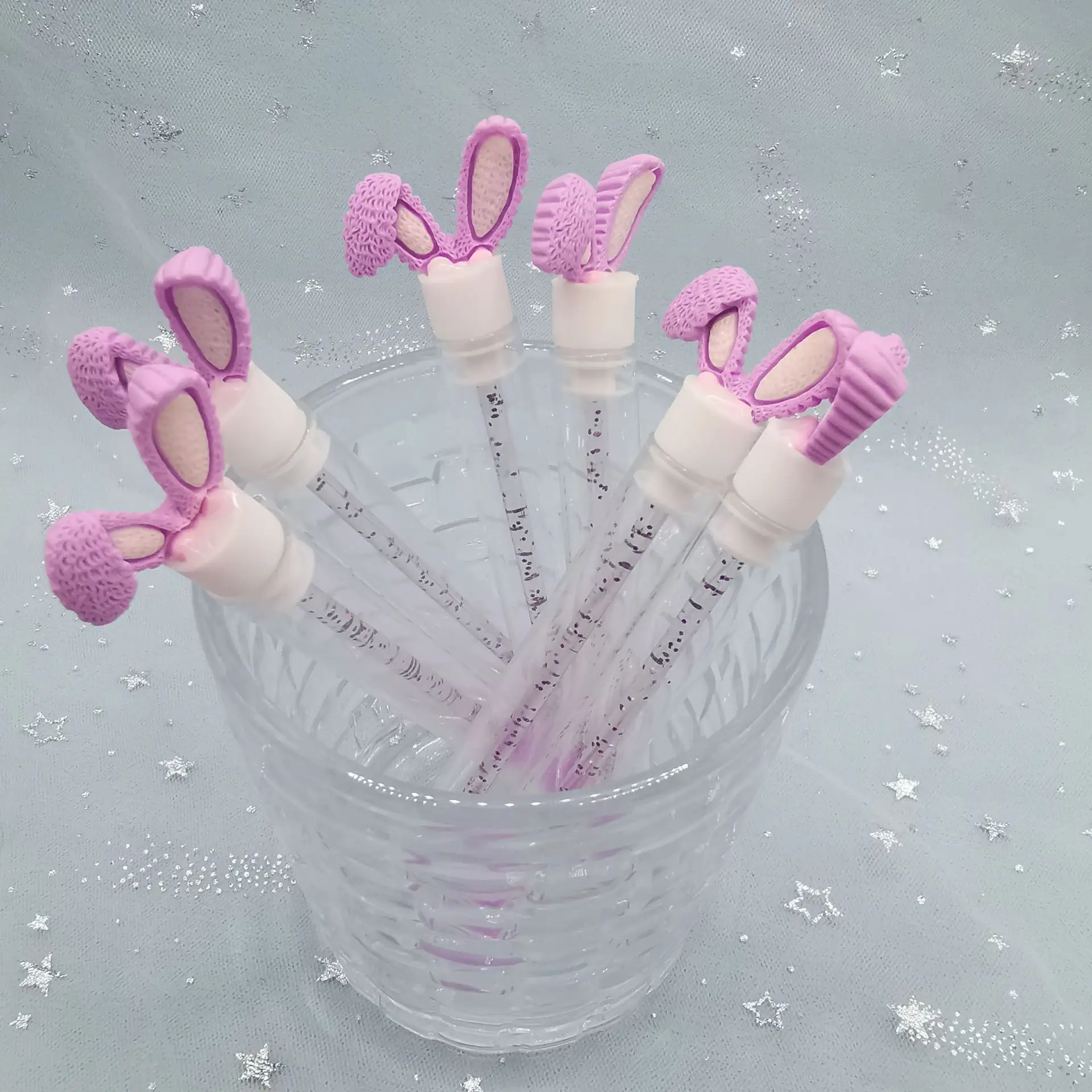 Rabbit Ear Mascara Brush Transparent Tube - Image 5