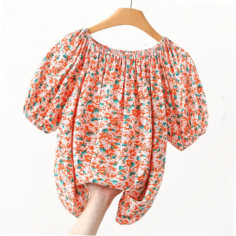 Women's Polka Dot Cotton Silk One-Line T-Shirt - Image 40