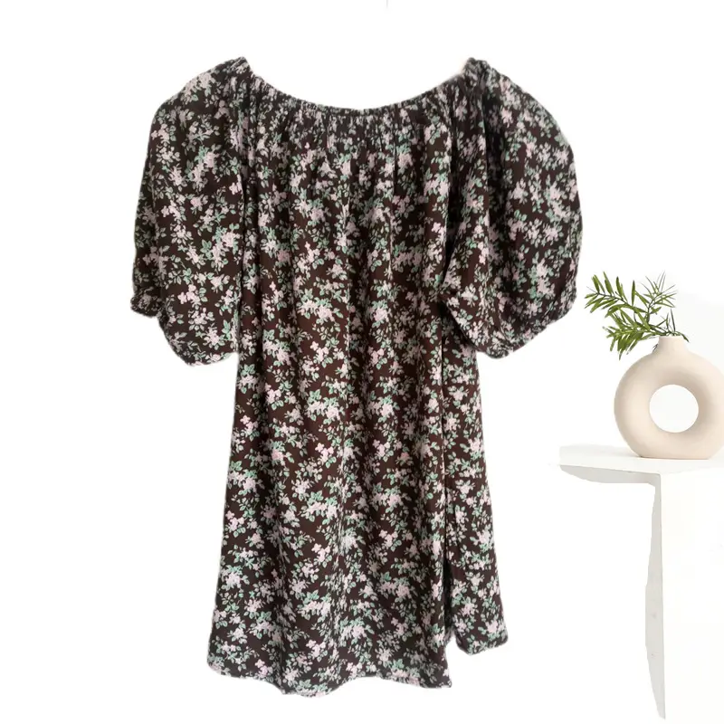 Women's Polka Dot Cotton Silk One-Line T-Shirt - Image 25