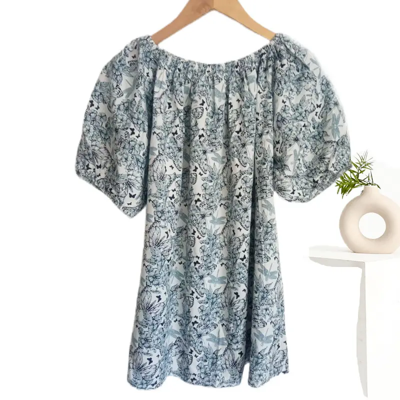 Women's Polka Dot Cotton Silk One-Line T-Shirt - Image 31