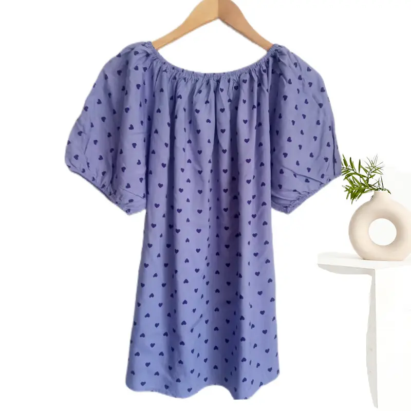 Women's Polka Dot Cotton Silk One-Line T-Shirt - Image 34