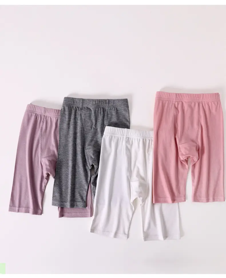 Girls' Purple Threaded Leggings Plus Size — feature 14